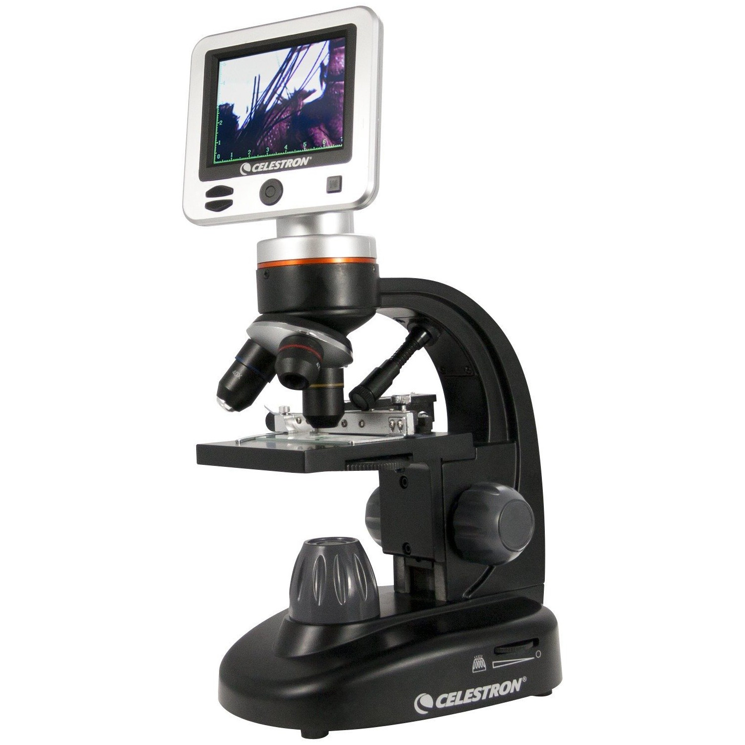【アウトレット】CELESTRON 顕微鏡 LCD デジタル顕微鏡Ⅱ【箱、本体キズあり】
