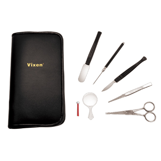 Vixen 顕微鏡 解剖器セット（ケース付）