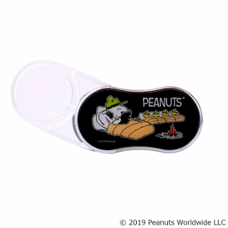 ルーペ PEANUTS LEDポケット35 BLACK